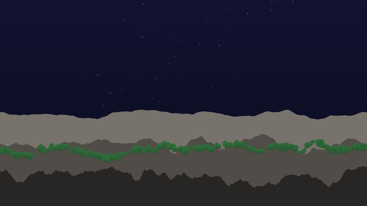 2D 景观轻量 GPU 基准测试夜景预览